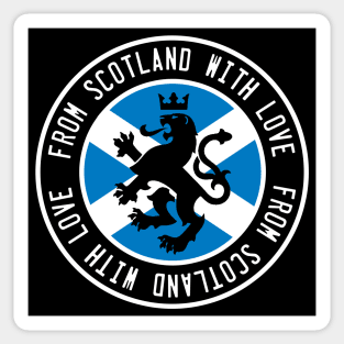 From Scotland with love Sticker